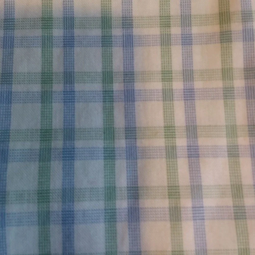 Lands' End Men's Dress Shirt 17.5 Traditional Fit 100% Supima Cotton‎ Non-Iron